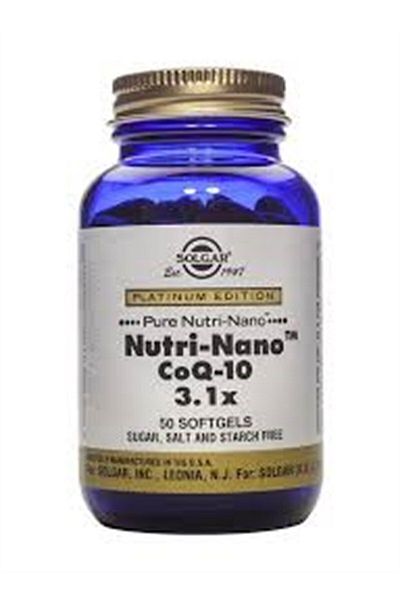 Solgar Nutri-Nano Coq-10 50 Capsules - Old Packaging