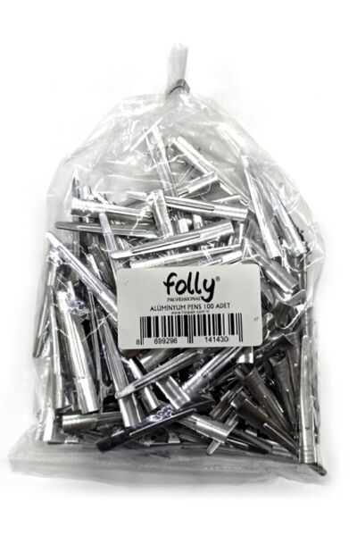 Clean Dry Cleme de păr din aluminiu Folly 100 buc 8699296141430