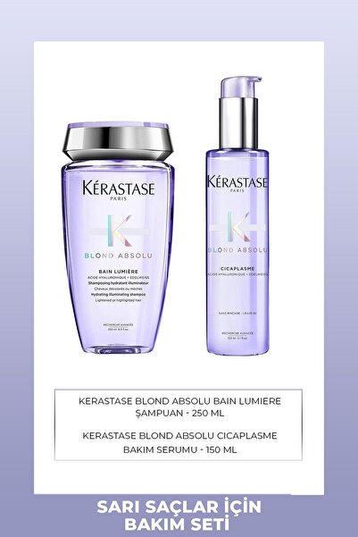 Kerastase Kérastase Blond Absolu Parlaklık Veren Şampuan 250 ml & Saç Serumu ...