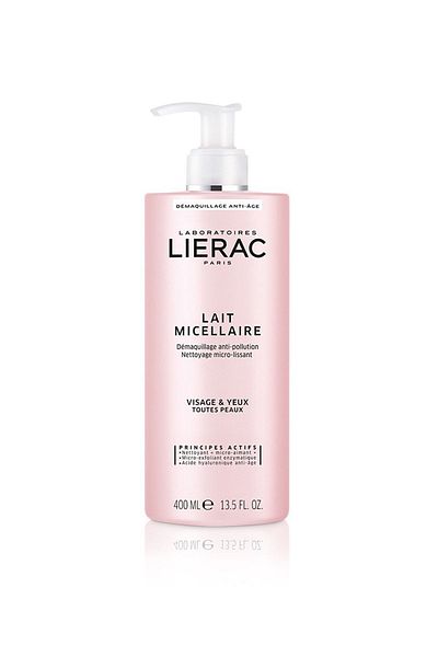 Lierac 400 M Double Cleanser Micellar Milk - Double Effect Milk Cleanser for All Skin Types