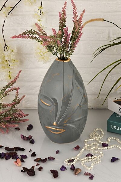 ANGDESİGN Angdesign - Gray Ceramic Vase