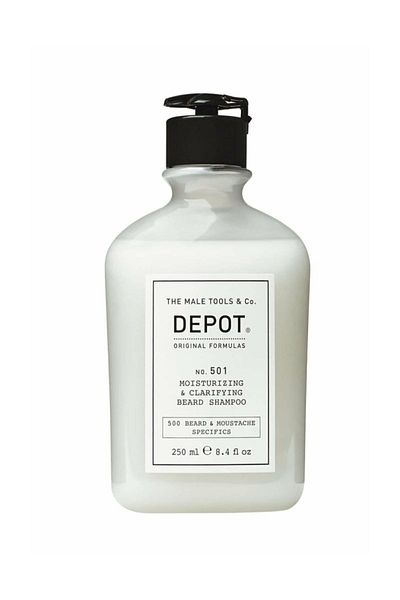 DEPOT No 501 Beard Shampoo Moisturizing Cleansing Beard Shampoo 250 ml8032274061311