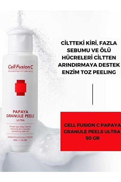 Cell Fusion C Papaya Granül Enzim Peeling Toz Temizleyici 50 gr