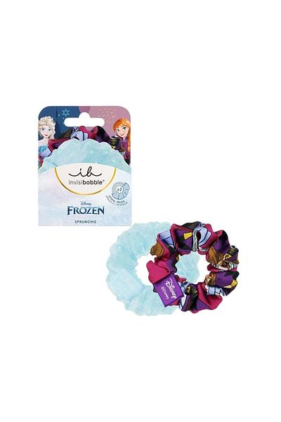 InvisiBooble مشبك شعر للأطفال من Invisibobble Kids Sprunchie Disney Frozen مكون من قطعتين