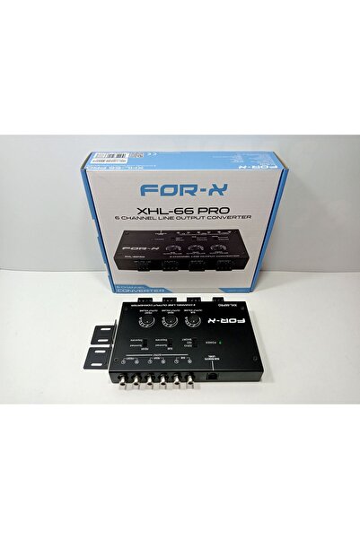 FORX5 6 Kanal Deck Çevirici – For-x XHL-66PRO 6 Kanal Amfi Dönüştürücü – Teybe Amfi Aparatı