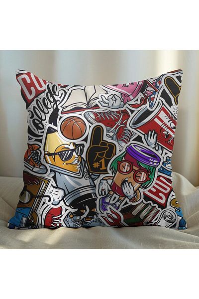 EJOYA Pop Art Designed 2-piece Pillow Set - 45cm 113443