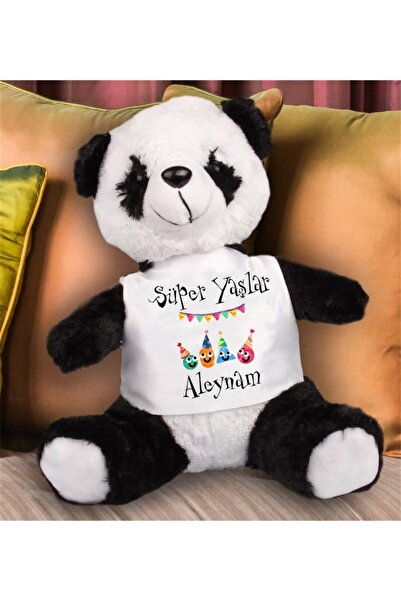 Genel Markalar Kişiye Özel Doğum Günü Mesajlı Peluş Panda 23cm 81899