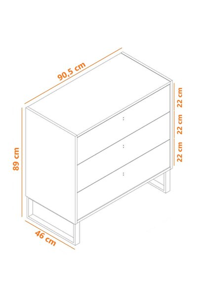 Meltem Nove Genç Odası Şifonyer