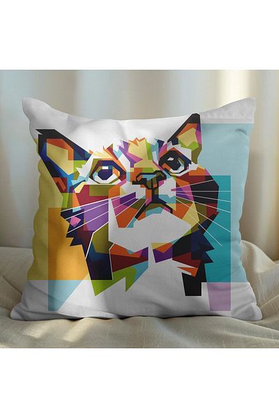 EJOYA 45cm Cat and Dog Designed Pillow Set of 2 - 113424