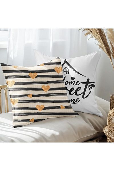 EJOYA Set de perne din 2 piese cu design Frumos Acasă - 45 cm 113539