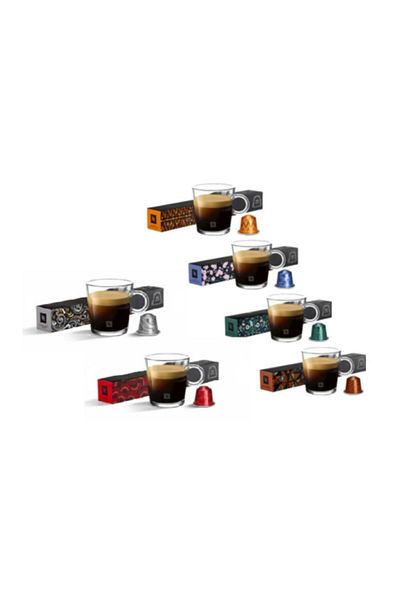 Nespresso World Explorations Tokyo-cape Town-stockholm-vienna Lprimar-shangai-buenos Set of 6