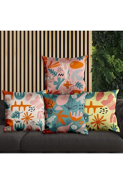EJOYA Modern 4-piece Pillow Set - Inner and Throw Pillow Case 45cm 113702