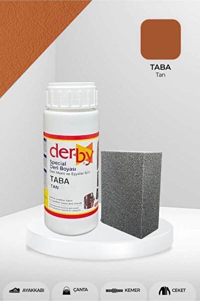 Derby Taba Mont Direksiyon Koltuk Deri Boyası 100ml