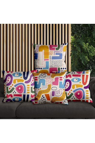 EJOYA Modern 4-piece Pillow Set - Inner and Throw Pillow Case 45cm 113698