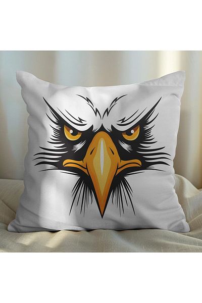 EJOYA 45cm Eagle Design 2-piece Pillow and Throw Pillow Set - 113529