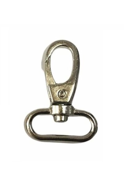 srtfootcare 2cm 2 Pieces Nickel Leather Hand Tool - Parrot Keychain Hook
