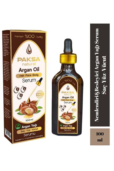 paksa Argan Oil Nourishing and Repairing Serum - Hair, Face and BodY 100 ml