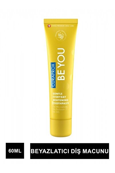 Curaprox Be You Beyazlatıcı ( Greyfurt-bergamot ) Diş Macunu - Yellow 60 ml