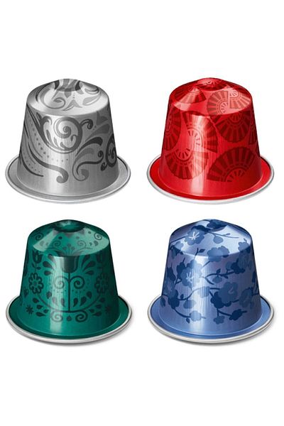 Nespresso World Series Buenos, Shangai, Stockholm And Tokyo Capsule Coffee 10 Pieces (Set of 4)