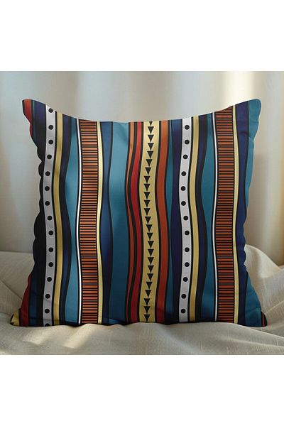 EJOYA Σετ μαξιλαριών 2 τεμαχίων με Ethnic Pattern - 45cm, Εσωτερικό και Κάλυμμα Μαξιλαριού 113501