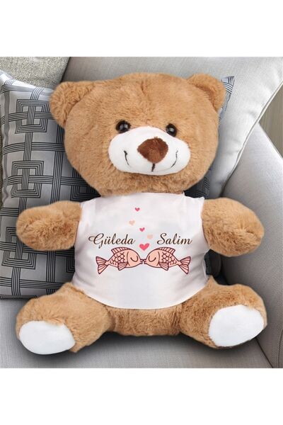 EJOYA Hediyeji Special Auspicious Heart Plush Teddy Bear for Lovers 23cm 81884