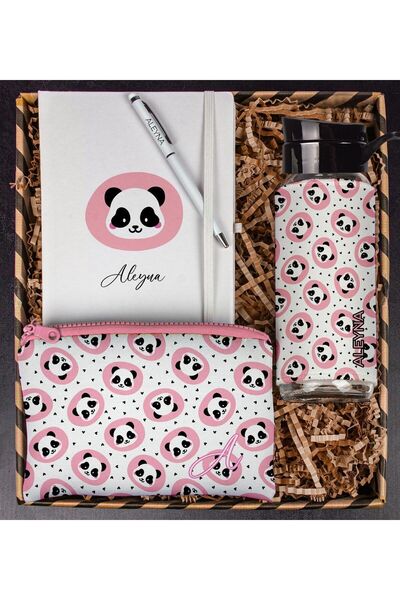 EJOYA Kişiye Özel Defter Kalem Matara ve Kalemlik Hediye Kutusu 111230