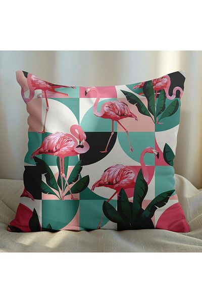EJOYA Flamingo Designed Pillow Set of 2 - 45cm, 113466