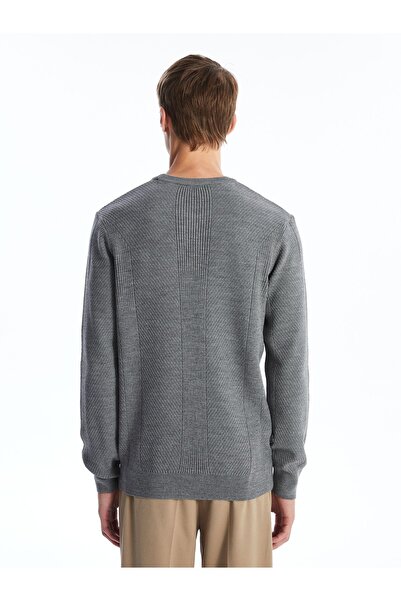 LC Waikiki Strickpullover für Herren – Langarm, Rundhalsausschnitt