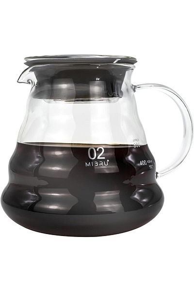 MIBRU Coffee pot glass server 600ml 02