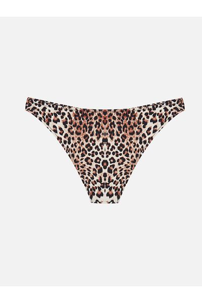LC Waikiki Γυναικείο πάτο μπικίνι με σχέδιο Leopard Brassiere