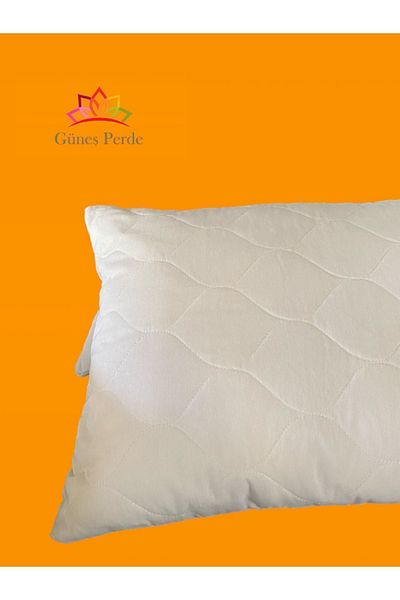 NetworkAvm 600 gr 2 Pieces Cotton Quilted - Bead Silicone and Fiber Pillow