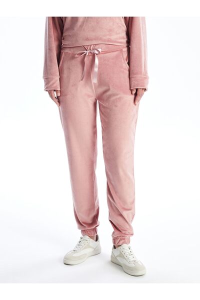 LC Waikiki Βελούδινο γυναικείο Jogger Sweatpants - LCW Ελαστική μέση