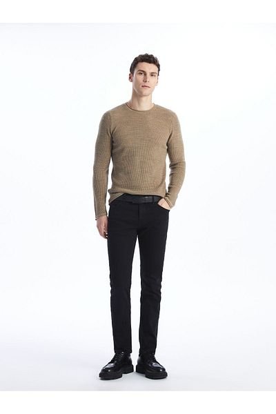 LC Waikiki Strickpullover für Herren – Langarm, Rundhalsausschnitt