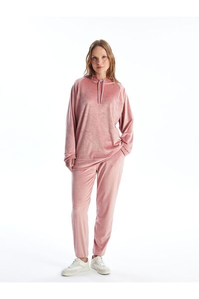 LC Waikiki Βελούδινο γυναικείο Jogger Sweatpants - LCW Ελαστική μέση