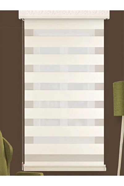 GÜNEŞ PERDE Networkavm Krem Stor Zebra Perde 220 X 273