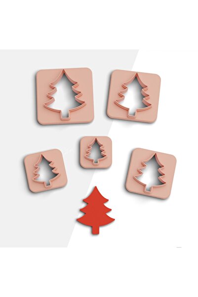 brocutters قالب سيراميك لشجرة الصنوبر للفتيات مقاس 5 - قطع بوليمر، أقراط ونمو...