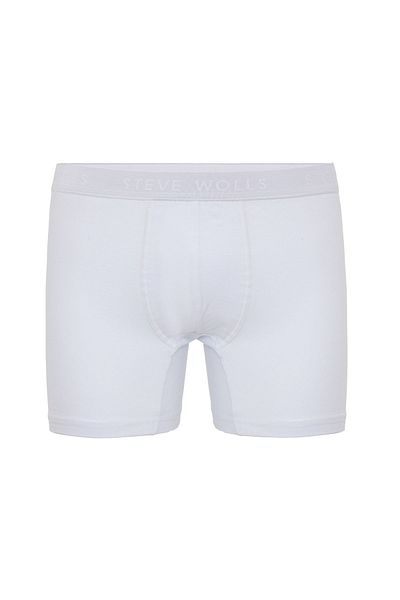 Steve Wolls Ανδρικά λευκά 6 τεμάχια Lycra Boxer - 24102