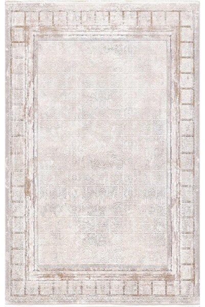 Artemis Halı Couture Krem Bej Çerçeveli Halı 00929a