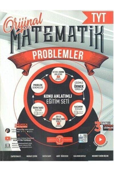 Palme Yayınevi Orijinal YKS TYT Matematik Problemler Orijinal Konu Anlatımlı ...
