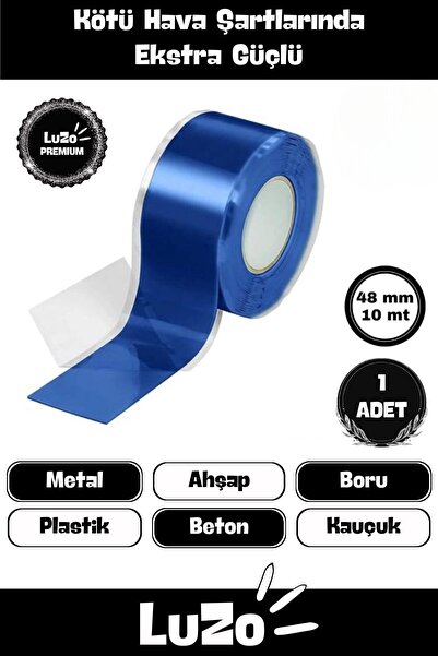 LuZo Premium Seri Güçlü Su Geçirmez Sızdırmaz Mavi Çok Amaçlı Tamir İzolasyon...