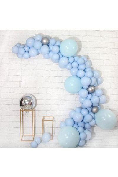 Kalisan Blue Macaron (Pastel) Balloon 15 Pieces