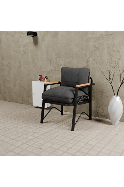 MB GARDEN FURNITURE Simetri Model, Balkon, Bahçe,cafe, Mutfak,metal Koltuk Ta...