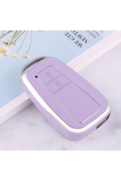 AYZ GARAGE Husă pentru chei Toyota cu intrare fără cheie din material Tpu lil...