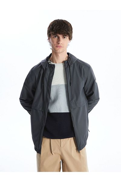 LC Waikiki Ανδρικό παλτό με κουκούλα Standard Fit