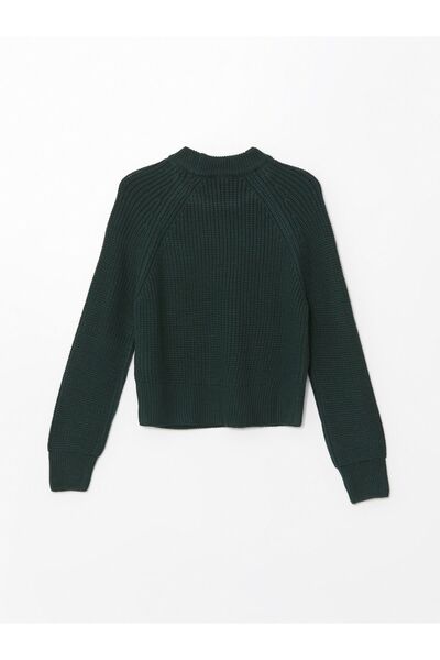 LC Waikiki Γυναικείο Πλεκτό Πουλόβερ - Crew Neck, Μασίφ, Μακρύ μανίκι