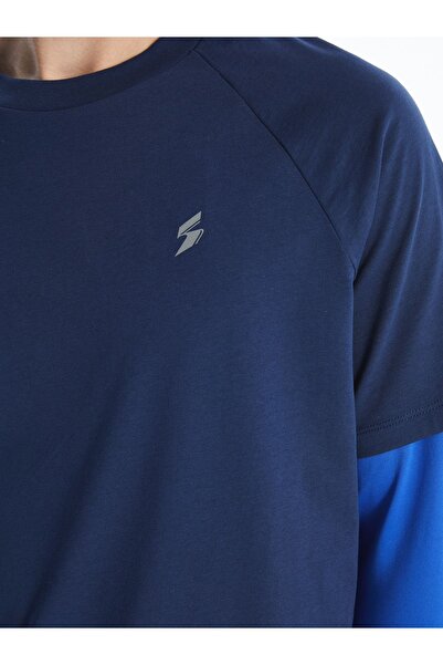 LC Waikiki Ανδρικό μακρυμάνικο μπλουζάκι με λαιμόκοψη