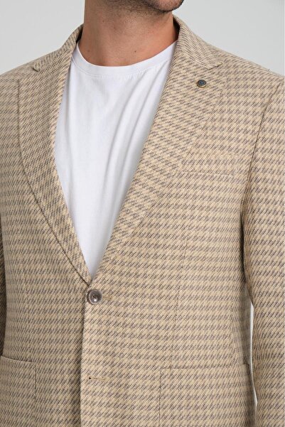 Luisero Ανδρικό αθλητικό μπουφάν Blazer - Καρό, Μοντέλο 1449