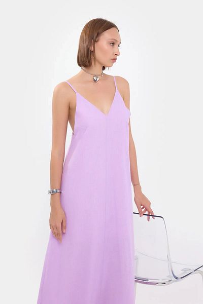 Hiccup Flower Detailed Strapless V-Neck Maxi Dress