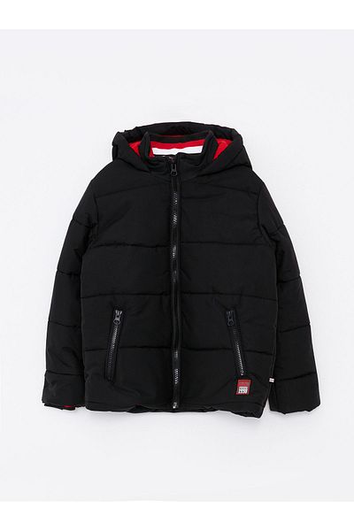 LC Waikiki Basic Girl's Hooded Puffer Jacket