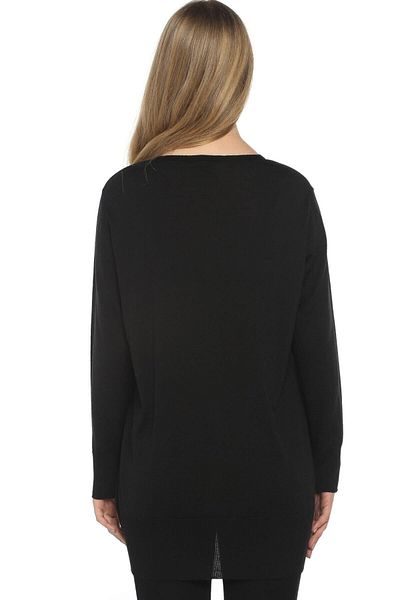 Solo Crystal Jewelled Pocket Jewelled Buttoned Long Cardigan